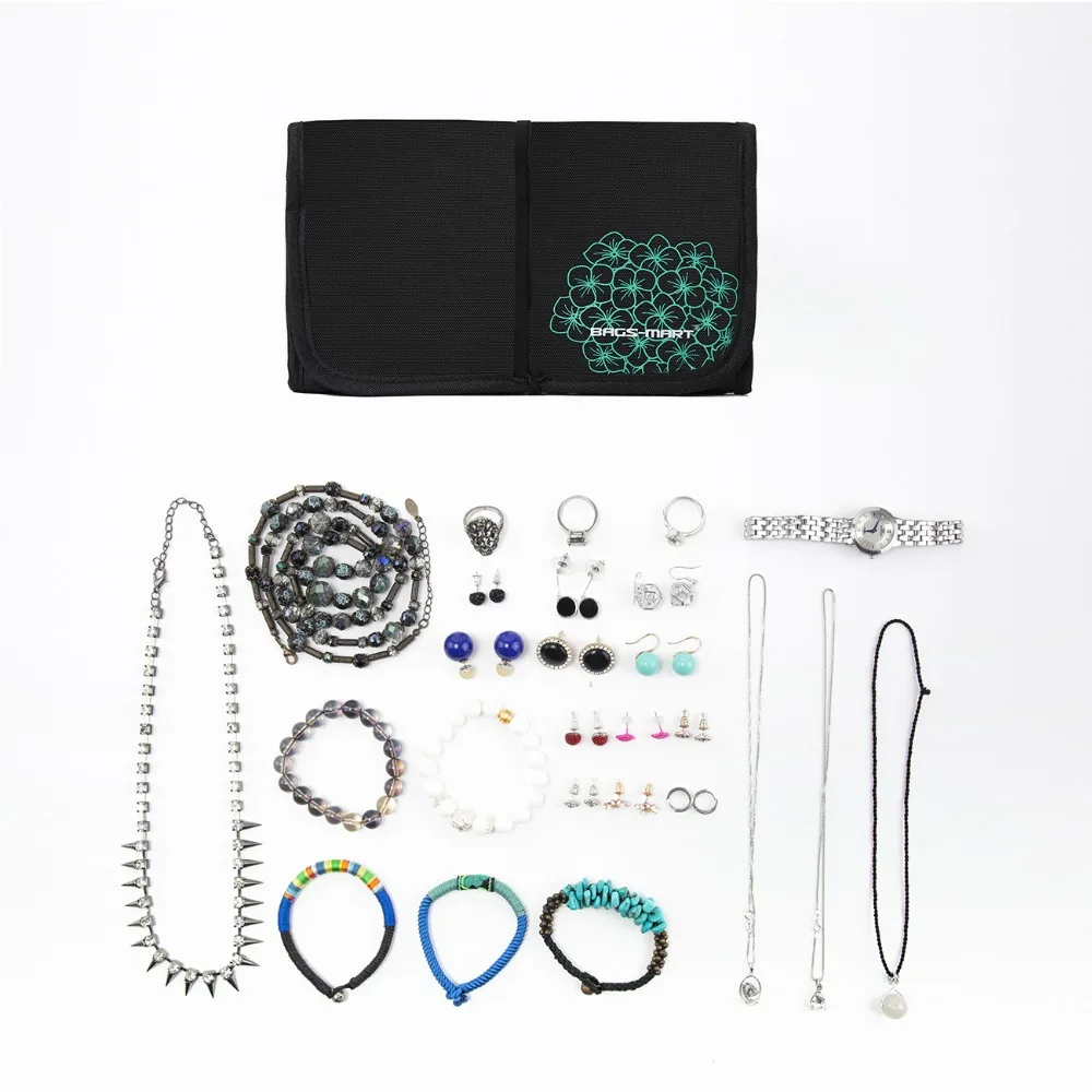 BAGSMART Jewelry Rolls дорожный органайзер для бижутерии сумки складные аксессуары