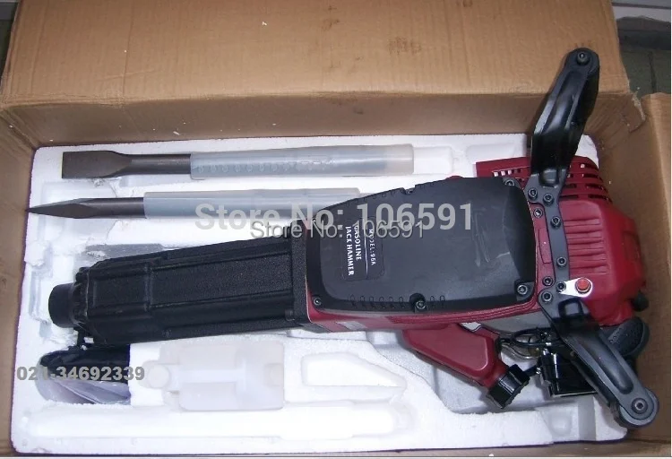 US $284.05 Gasoline engine multifunction hammerprofessional stickshovel fast dual piling crusher field engineering gasoline jack hammer