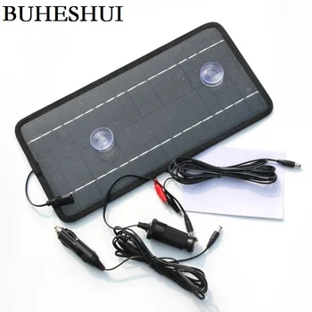 

BUHESHUI 12V 8.5Watt Solar Car Charger 8.5W Solar Panel Charger For Mobail Phone /Car/Boat/12V Battery Charger Free Shipping
