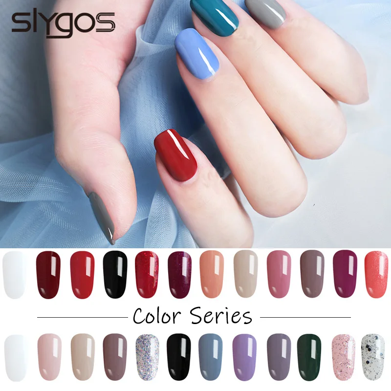 

6pcs/Kit SLYGOS 10ml Nail Gel Polish Kit for Manicure UV Gel Polish UV LED Professional All for Varnish DIY Nail Art Tools Kit
