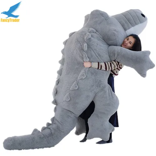 Fancytrader 118`` Jumbo Plush Crocodile Toy Soft Stuffed Alligator Sofa Bed Great Gift 300cm Biggest all Over the World (1)