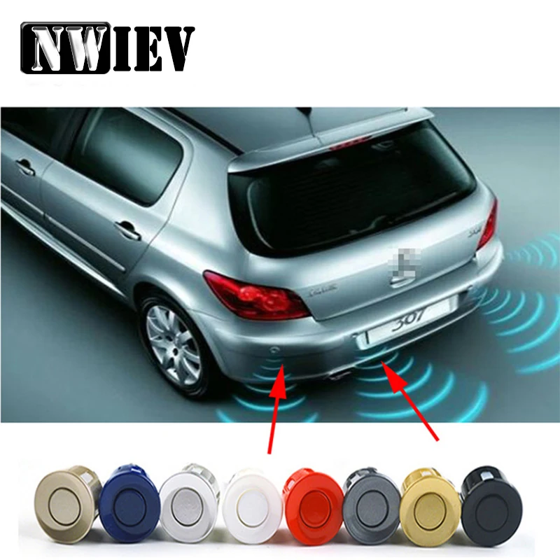 NWIEV 4pc Car Parking Sensor Monitor Tracker Reversing Probe For Audi A5 A3 Lada Granta Vesta Renault Captur 4 Logan Accessories |