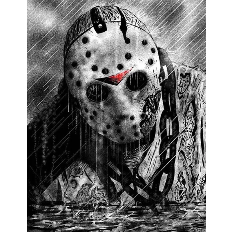 Horror death diy diamond painting mosaic square diamonds full diamond