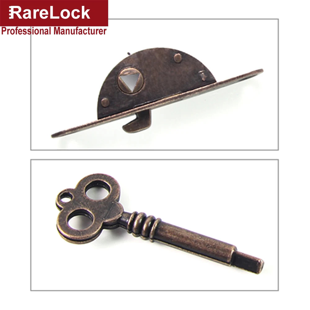 Rarelock античный замок для шкафа для ювелирной коробки деревянный туалетный Чехол для мужчин чехол для книги ящик Подарочная коробка для хранения MMS524 ii