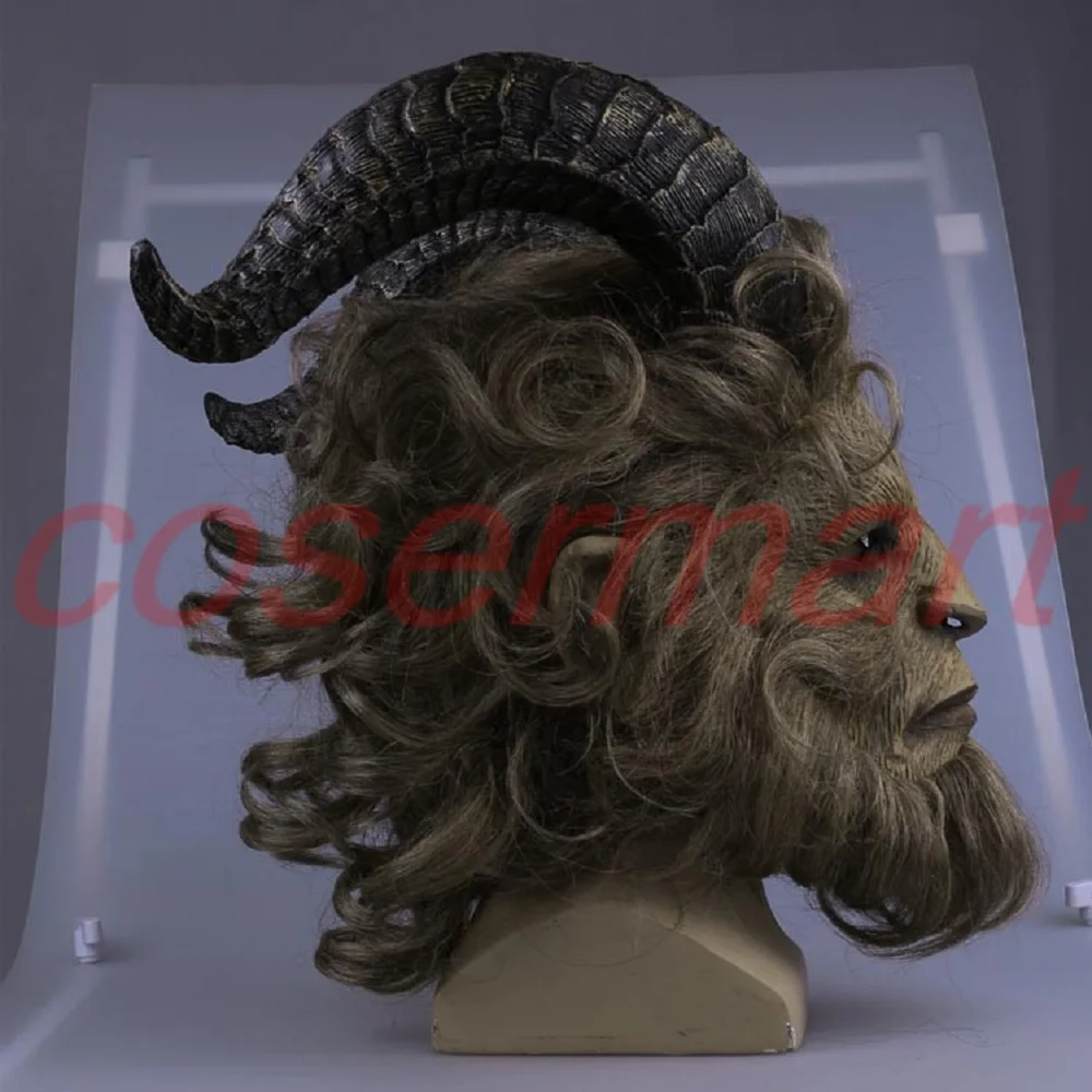 Cos Mask 2017 Hot Movie Beauty and the Beast Adam Prince Mask Cosplay Horror Mask Latex Helmet Halloween Party (7)