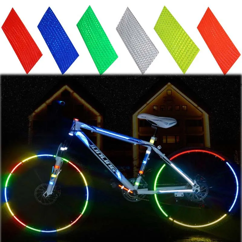 Fluorescent Decoration Reflective Strip Safety Tape Vinyl Bicycle Sticker