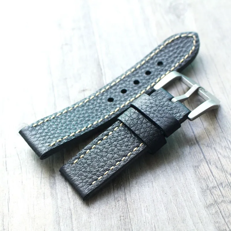 TOTOYHandmade супер мягкие итальянский борьба 24 мм подходит для пей pam441 кожаная мужская