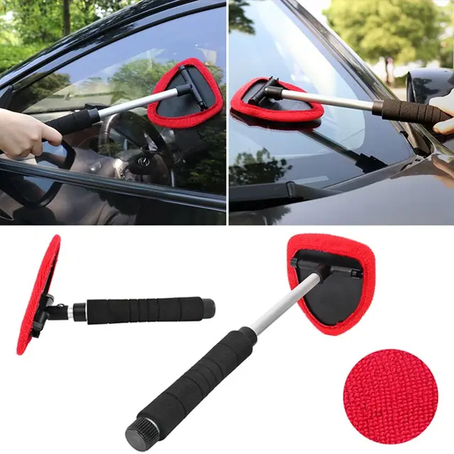 Auto Window Cleaner Windshield Windscreen Microfiber Car Wash Brush