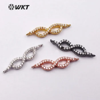 

JF099 Fashion Mustache Connector ZC Micro Pave Connector For Bracelet Necklace Finding 5*24mm