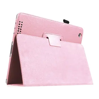 

For iPad 3 Case Model A1416 A1430 A1403 Folio Flip PU Leather Cover for iPad 2 3 4 with Retina DISPLAY Stand Pencil Holder Cases