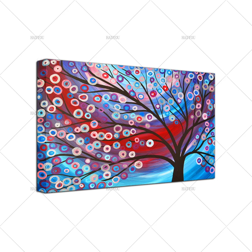 Abstract-Landscape-Money-Tree-Oil-Painting-Hand-Painted-Canvas-Art-Wall-Mural-Picture-Decoration-No-frame (2)