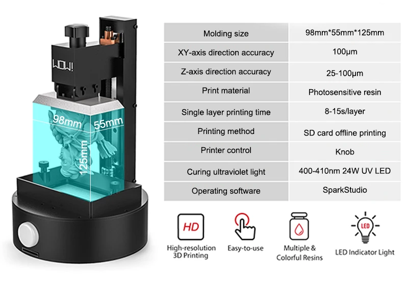SLA 3D printer 002