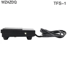 Wzazdq ножной переключатель TFS-1 стопы шаг перемещается от сброса линии с 2 м ножной переключатель контроллер