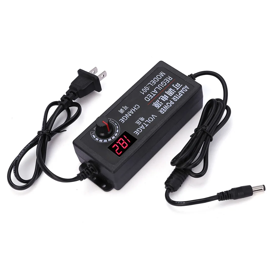 

High Quality Voltage AC/DC Adjustable Power Adapter Supply 9-24V 3A Electric Motor Speed Control With Display Screen