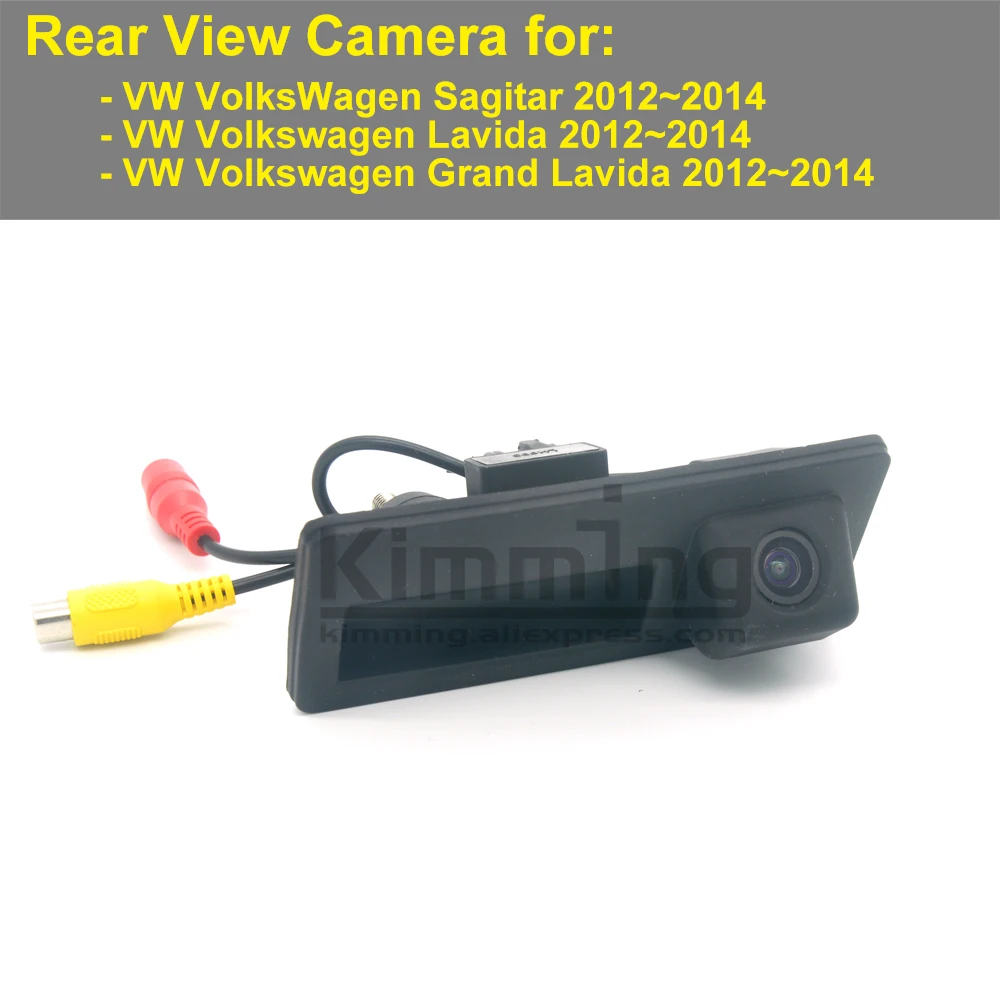 

Car Rear View Camera for VW VolksWagen Sagitar Lavida Grand Lavida 2012 2013 2014 Wireless Wired Reversing Luggage Handle Camera