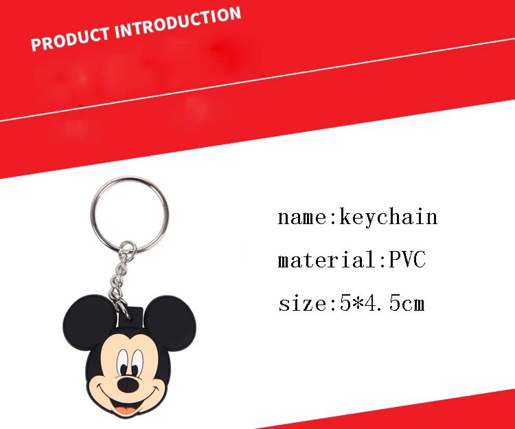 Bag Pendant Minnie PVC KeyChain Women Wallet Handbag Schoolbag Cute Accessories Fashion Cool Bag Part (10)