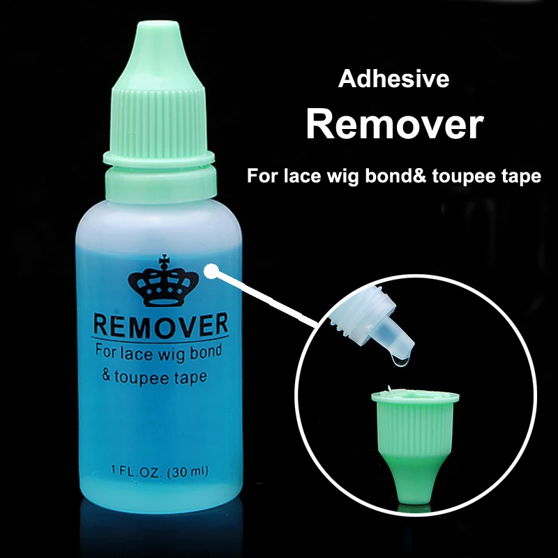 

On Sale! 2 Bottles/lot 30ml Adhesive Remover for Skin tape hair/ PU Kkin Weft Hair Extensions ( Clear and Blue )