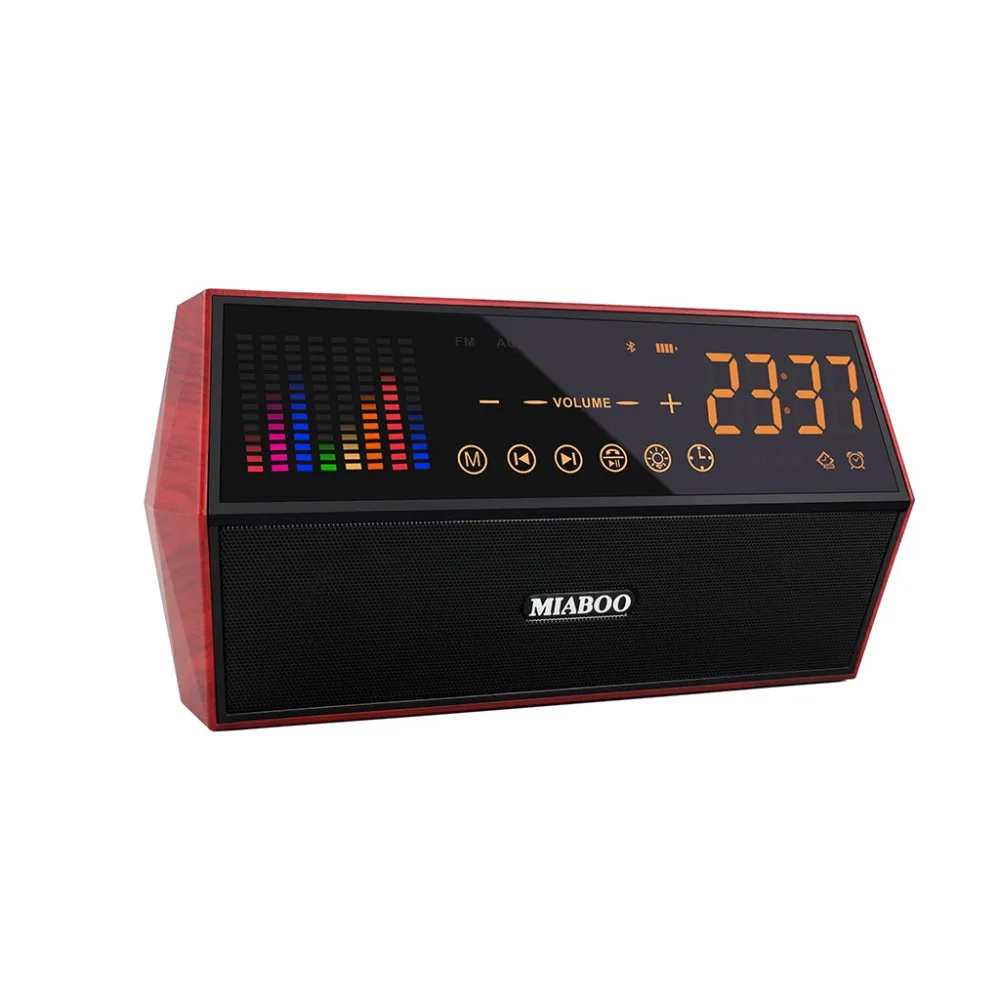 Мини двойной динамик беспроводной Bluetooth+ AUX+ TF карта динамик радио Поддержка AUX TF FM для компьютера, домашнего кинотеатра, мобильного телефона