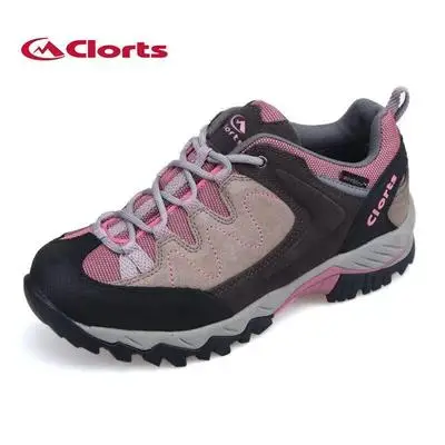 

Women outdoor hiking shoes ladies genuine leahter breathable shockproof non-slip walking trekking traveling Clorts sneakers
