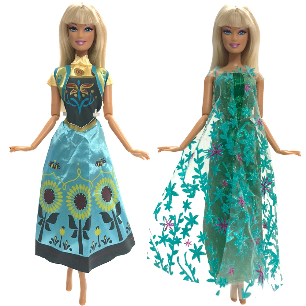 elsa barbie doll dress