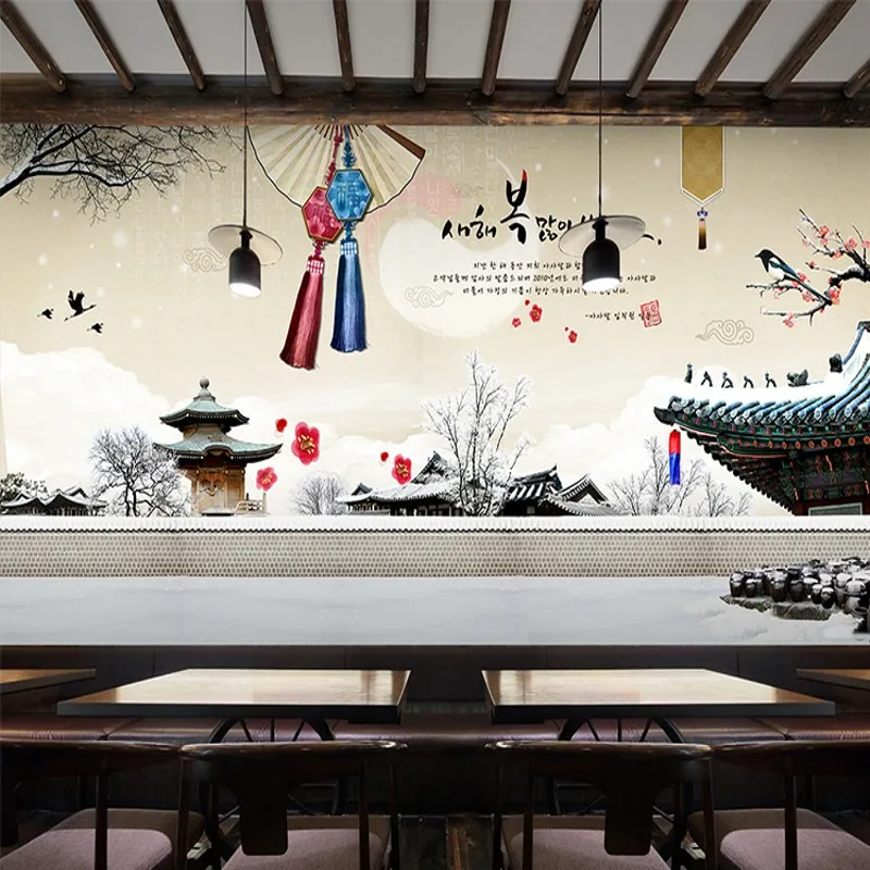 

wallpaper 3d European Retro Colorful Metal plate custom mural Restaurant Car shop background wallpaper
