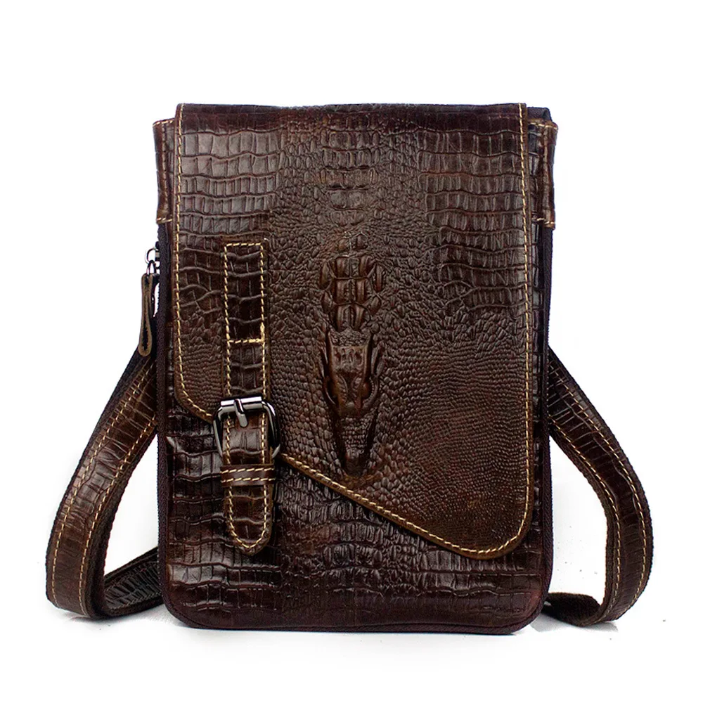 100 Genuine Leather Men Shoulder Bag Cow leather Messenger Bags