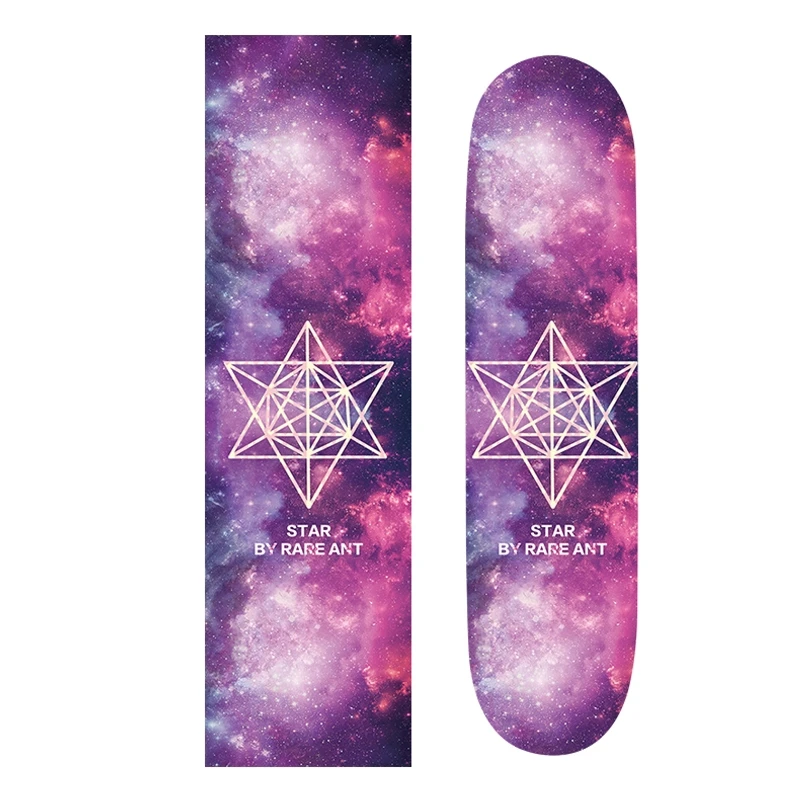 

Professional 85*24cm Skateboard Sandpaper Longbaord Skate Board Deck With Crizzly Words Skateboard Parts Griptape