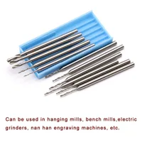 סגסוגת כרסום 6pcs טונגסטן סגסוגת פלדה זית אמבר חריטה מקדחה סכין End Mill נגרות נתב Bit עץ כרסום קאטר כלי ZuanZ (2)