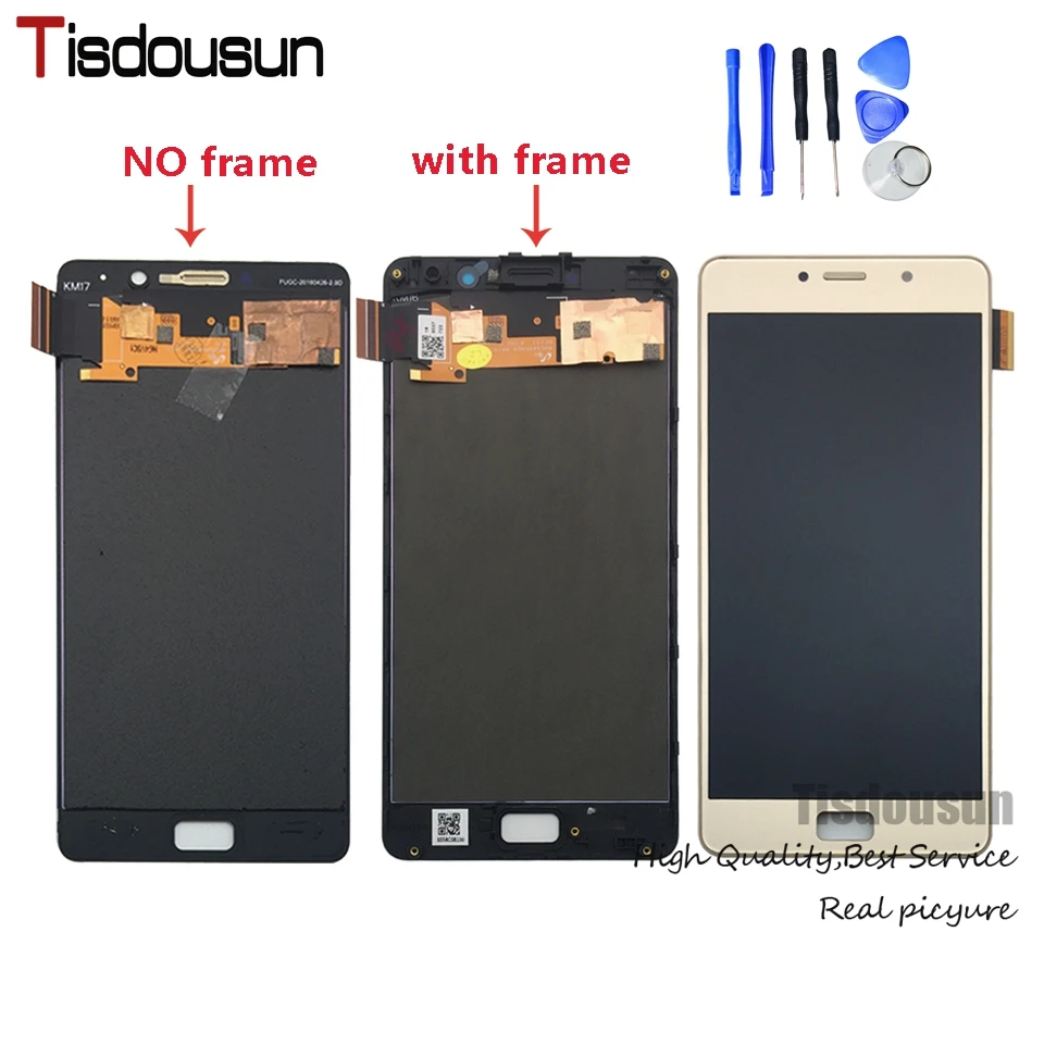 

In Stock For Lenovo Vibe P2 P2a42 P2c72 LCD Screen Display with Touch screen Digitizer Assembly with frame