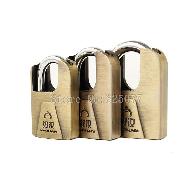 High Security Solid Steel Padlock Waterproof Shear Security Windows