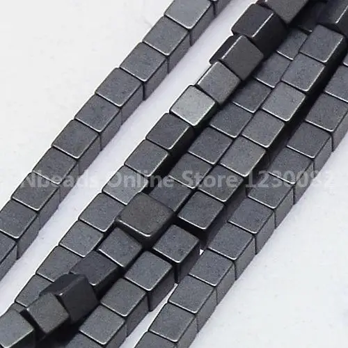 

Electroplate Non-Magnetic Hematite Beads Strands, Frosted,Cube,Grade AAAA, Black Plated,3x3x3mm,Hole: 1mm; about 127pcs/strand