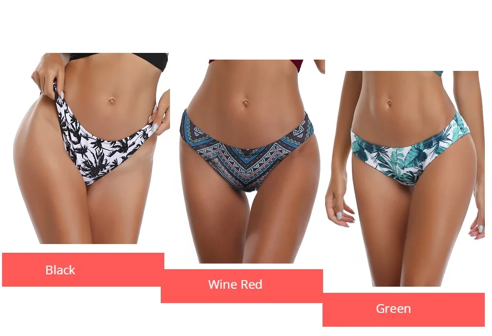 SHEKINI Cheeky Bikini Bottoms Strappy Low Rise бразильские стринги купальные шорты для женщин