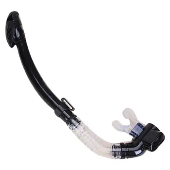 

Black Totally Dry Snorkel Set Scuba Swimming Diving Snorkeling Sports