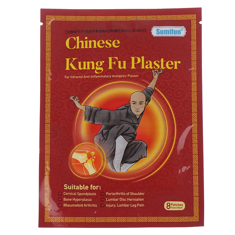 8pcs/bag Arthritis Pain Relief Patch Medicated Plaster Body Massager Rheumatoid Lumbar Pain Relieving