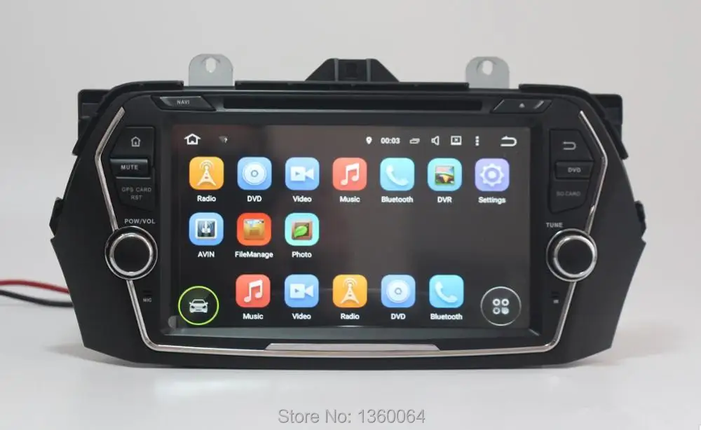 Flash Deal Quad Core 1024*600 HD Android 5.1.1 Car DVD GPS For SUZUKI CIAZ 2015 with Stereo Radio Head unit WIFI 4G DVR 1.6Ghz CPU/16G Nand 13