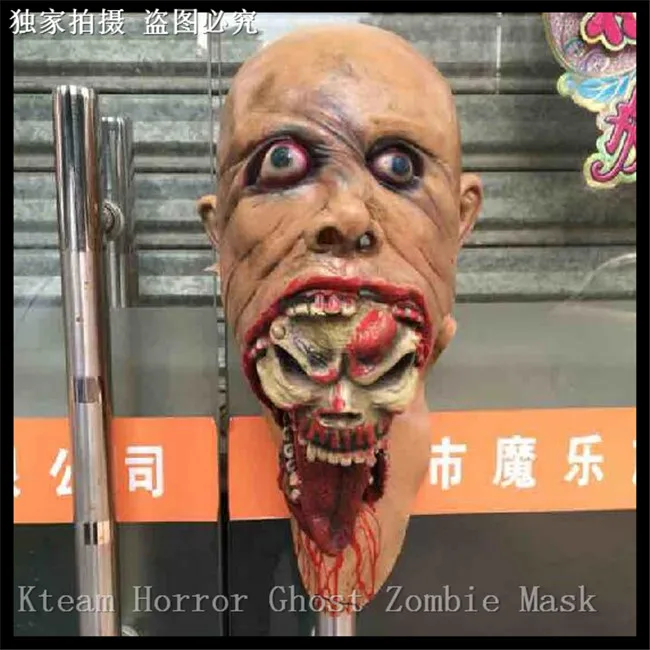 

Top Grade 100% Latex Terror Halloween Scary Bloody Mask Latex Devil Horror Mask Rubber Halloween Zombie Mask Scary Ghost masks