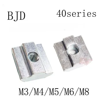 

20pcs M3/M4/M5/M6/M8 T Sliding Nut Zin-Plated Carbon Steel T Sliding Nut 4040 Aluminum Profile Zin-plated Surface Nuts Hardware
