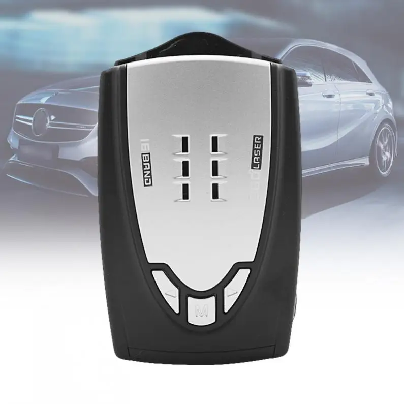

M6 Car Radar Detector 16 Band LED Display Auto 360 Degree Vehicle Anti Radar Detector Russia/English voice alarm Alert Warning