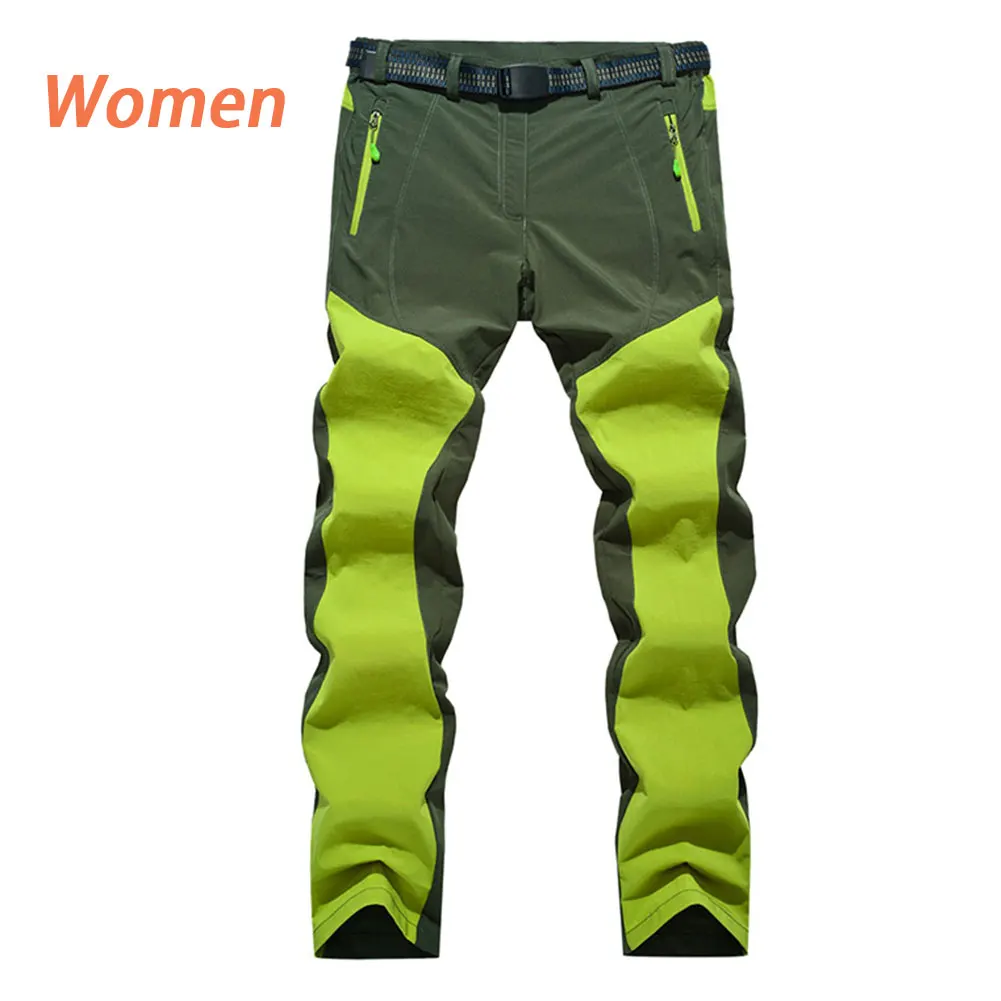 Facecozy для женщин и мужчин, летние походные брюки для рыбалки, ультралегкие быстросохнущие спортивные брюки для охоты и треккинга - Цвет: women Candy Green