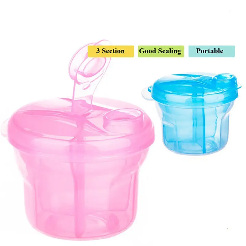 

1 Pc Portable Baby Milk Powder Formula Dispenser Food Container Infant Feeding Storage Box Travel Bottles For Baby Kids Care