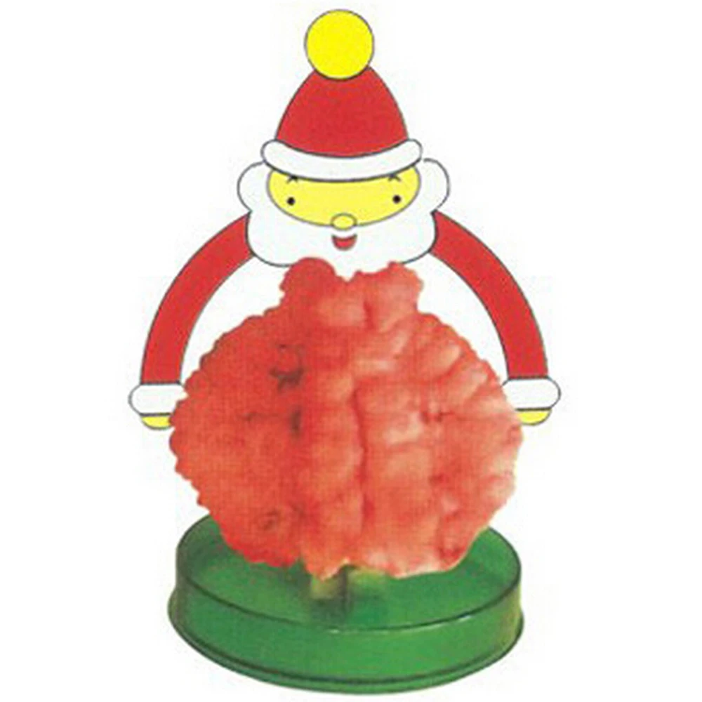 

2019 165mm H Red Mystically Father Christmas Trees Magic Growing Paper Santa Claus Tree Kit Science Kids Toys For Children Funny