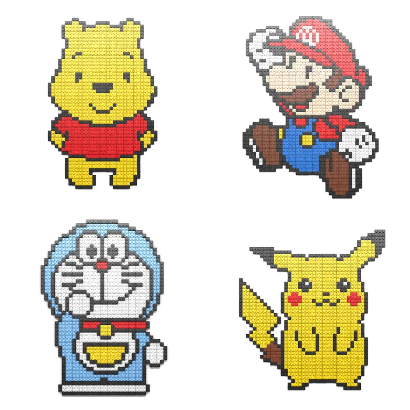 Smartable Plate 1x1 Building Blocks Parts DIY LOGO Toys For Children Educational Creative Compatible Legoing 3024 300pcs/lot