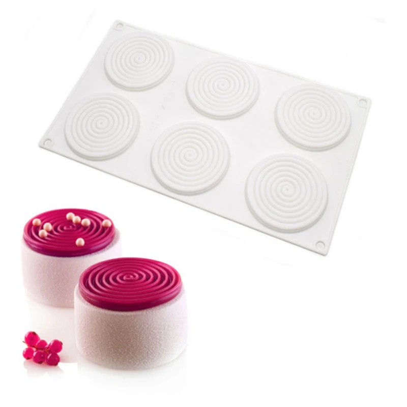 

DIY Mosquito Coil Shape Mousse Mould Kitchen Handmade Cake Baking Tool chocolates candy molds