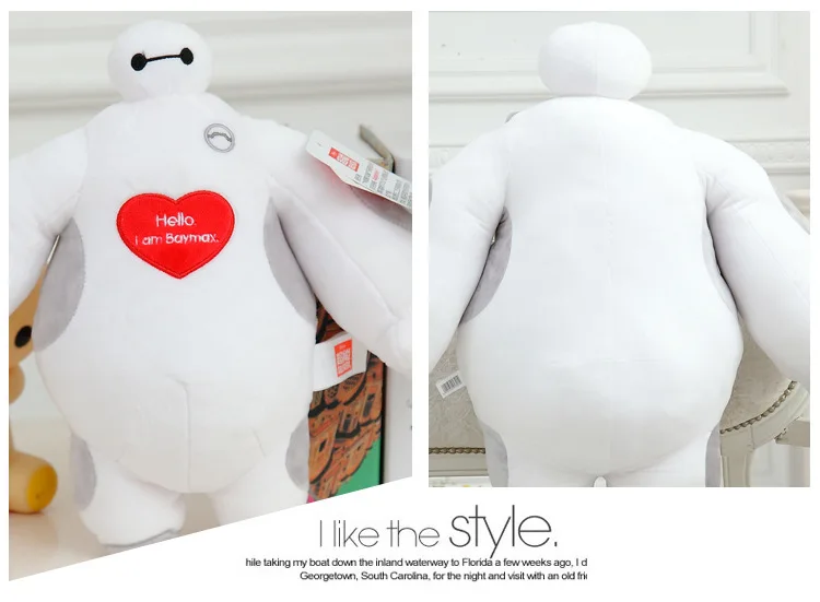 2017 The Big Hero Baymax Plush Toys Baby Kids Friends Movie Cartoon Dolls Gift 1230cm1845cm (2)