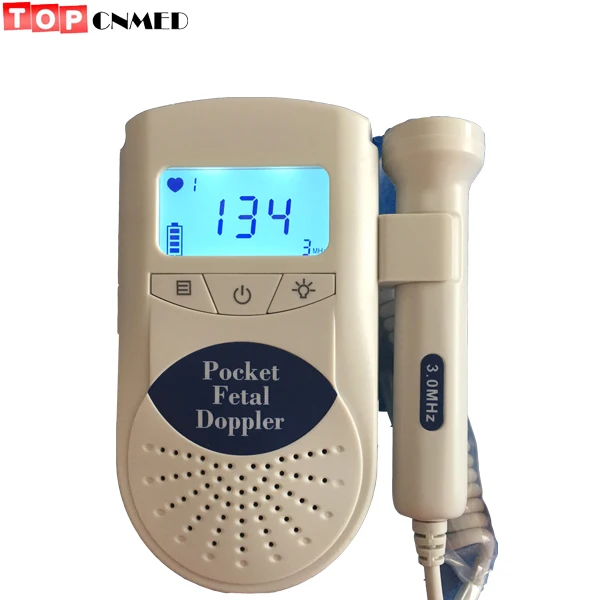 blue Фетальный Doppler 2,5 МГц зонд монитор для беременных Детские Heart Beat монитор lcd-дисплей Мощность низкое напоминание с гель Бесплатно сертифицировано Управлением по санитарному надзору за качеством пищевых продуктов и медикаментов - Цвет: blue