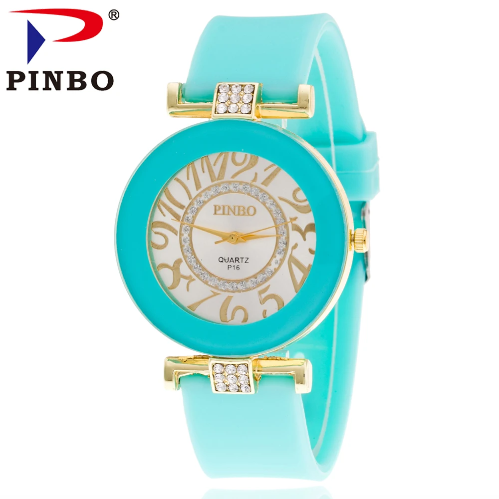 Relogio Feminino 2018 PINBO модные Фирменная Новинка Для женщин часы Повседневное