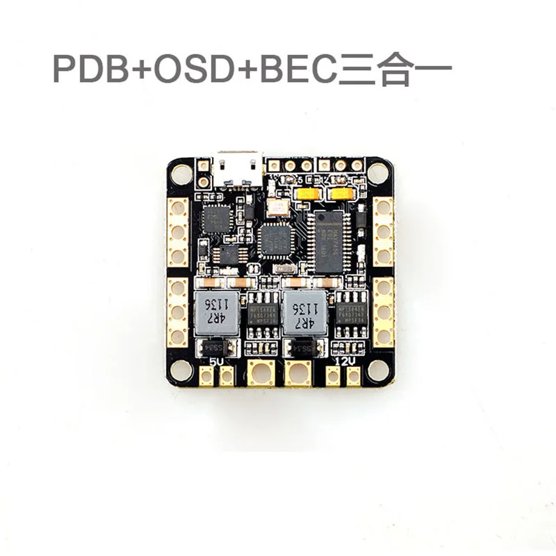 Плата распределения мощности Tarot 3 в 1 PDB OSD UBEC 2 6S 5 12 В А для CC3D Naze32 SP Racing F3 Контроллер
