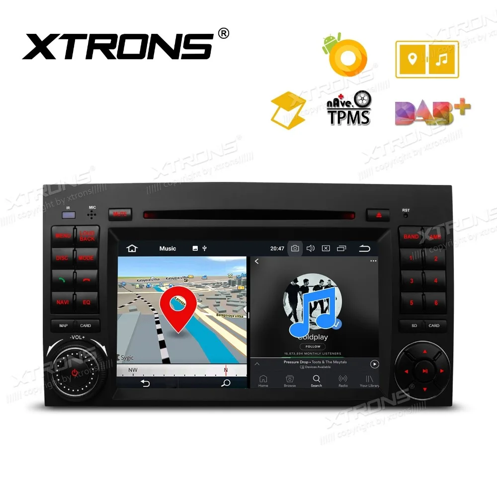 Sale 7" Android 8.0 OS Car DVD Multimedia Navigation GPS Radio for Mercedes-Benz A-Class W169 2004-2012 & Sprinter W906 2006-2012 2