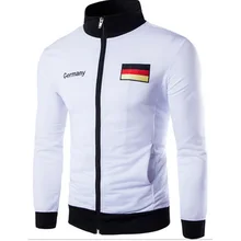 Мужская повседневная куртка мужская Германия Испания американский флаг вышивка дизайн модная куртка