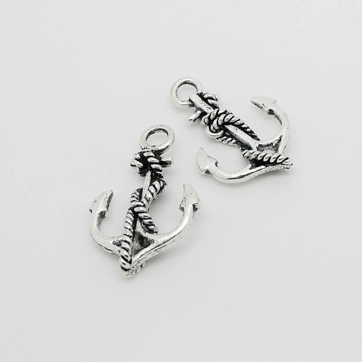 

5PCS 28x19mm DIY Vintage Silver Anchor Charms For Necklace Bracelet Earring Keychain Alloy Jewelry Trinket Accessories Wholesale